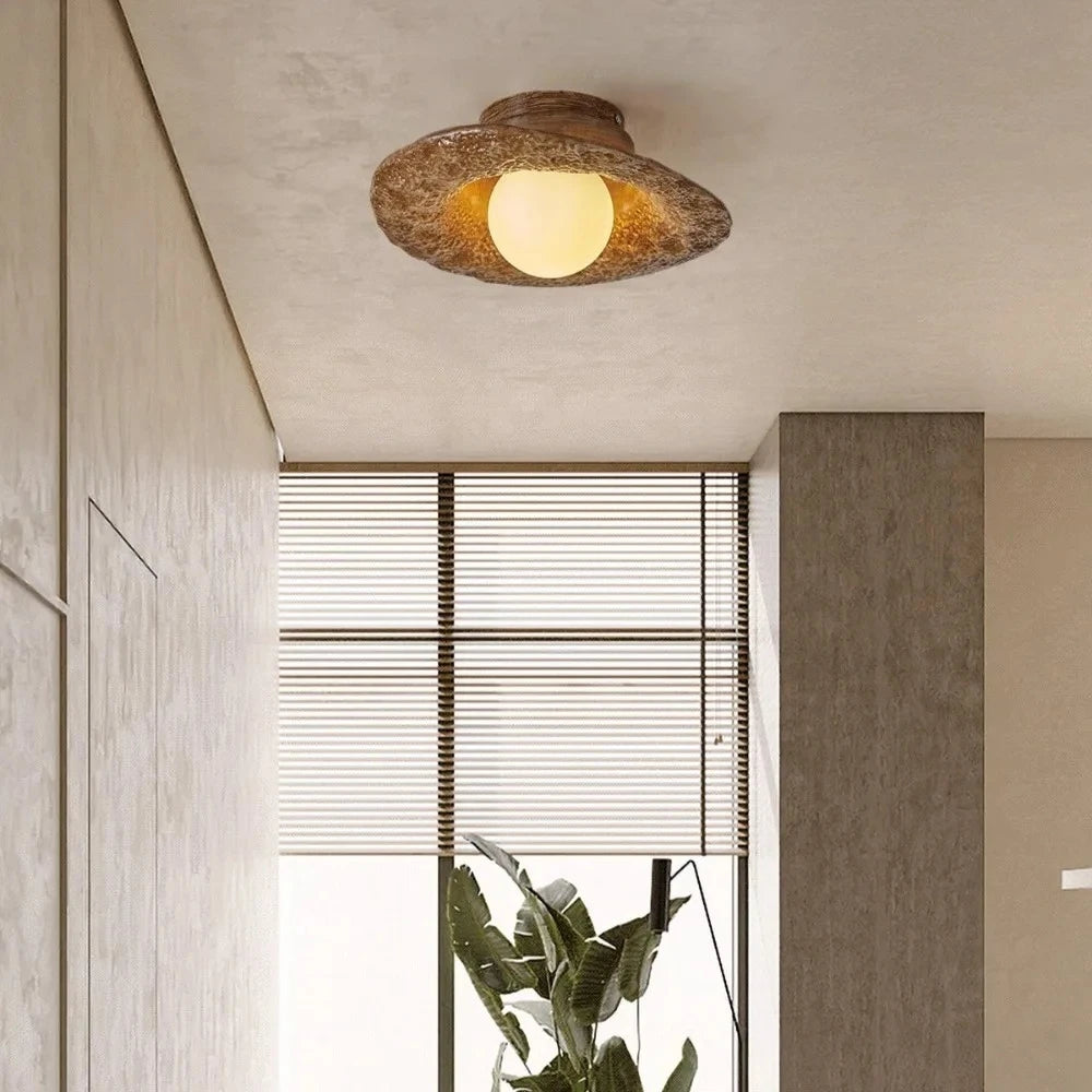 lampe moderne blanche ampoule G9 texture granulée intégrée chambre coucher salle bain