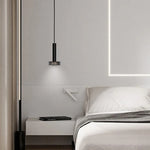 lampe suspendue minimaliste moderne rouge noir jaune annulaire salon chambre cuisine