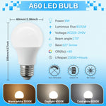 lot ampoules led boule e27 blanc moderne salon chambre maison intérieur décoratif