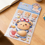 stickers 3d cartoon ours panda enfants maison adhésifs mignons dessins animés couleurs variées