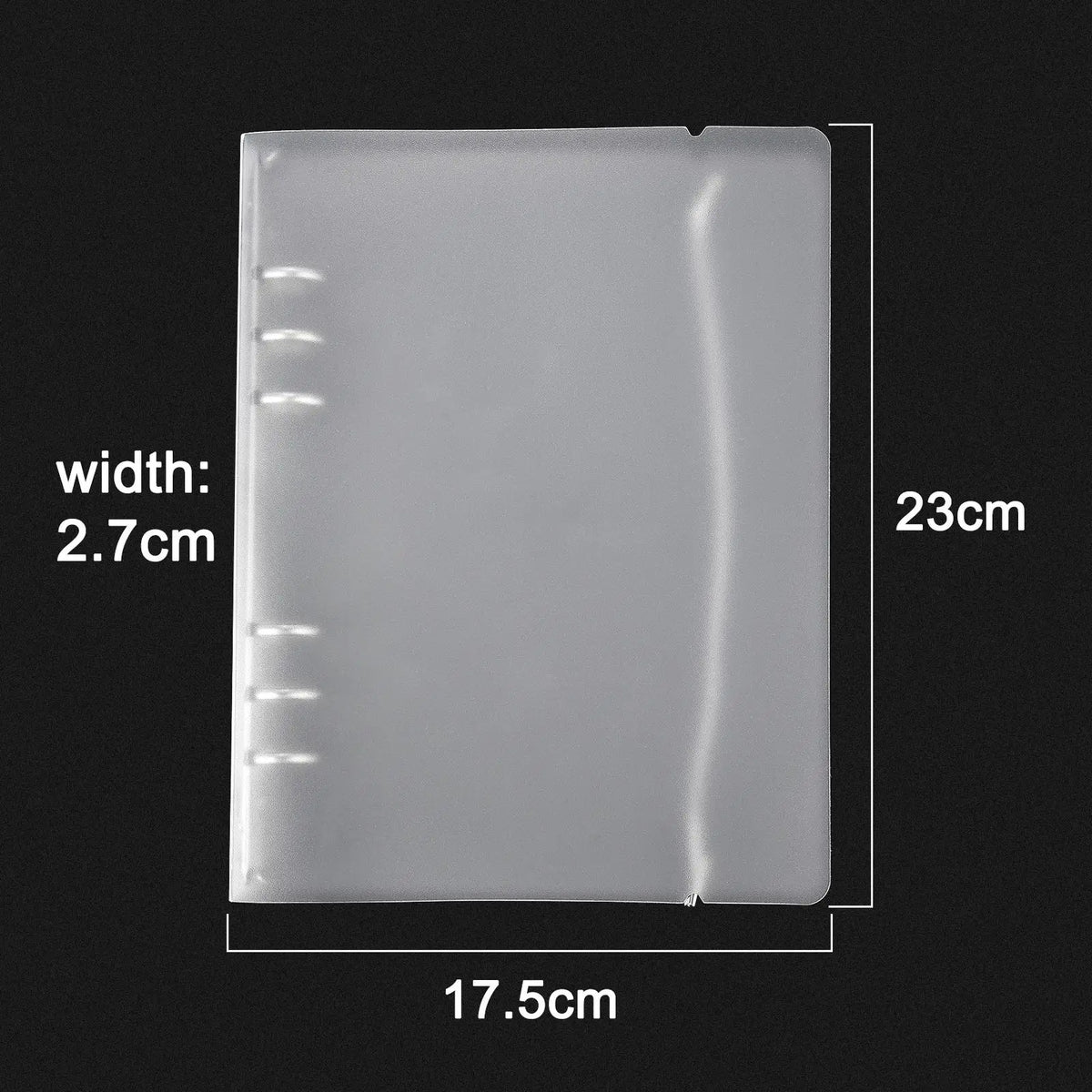 album scrapbooking pochettes transparentes anneaux métalliques rangement diy estampage modernes cartes imprimées plastique lisse