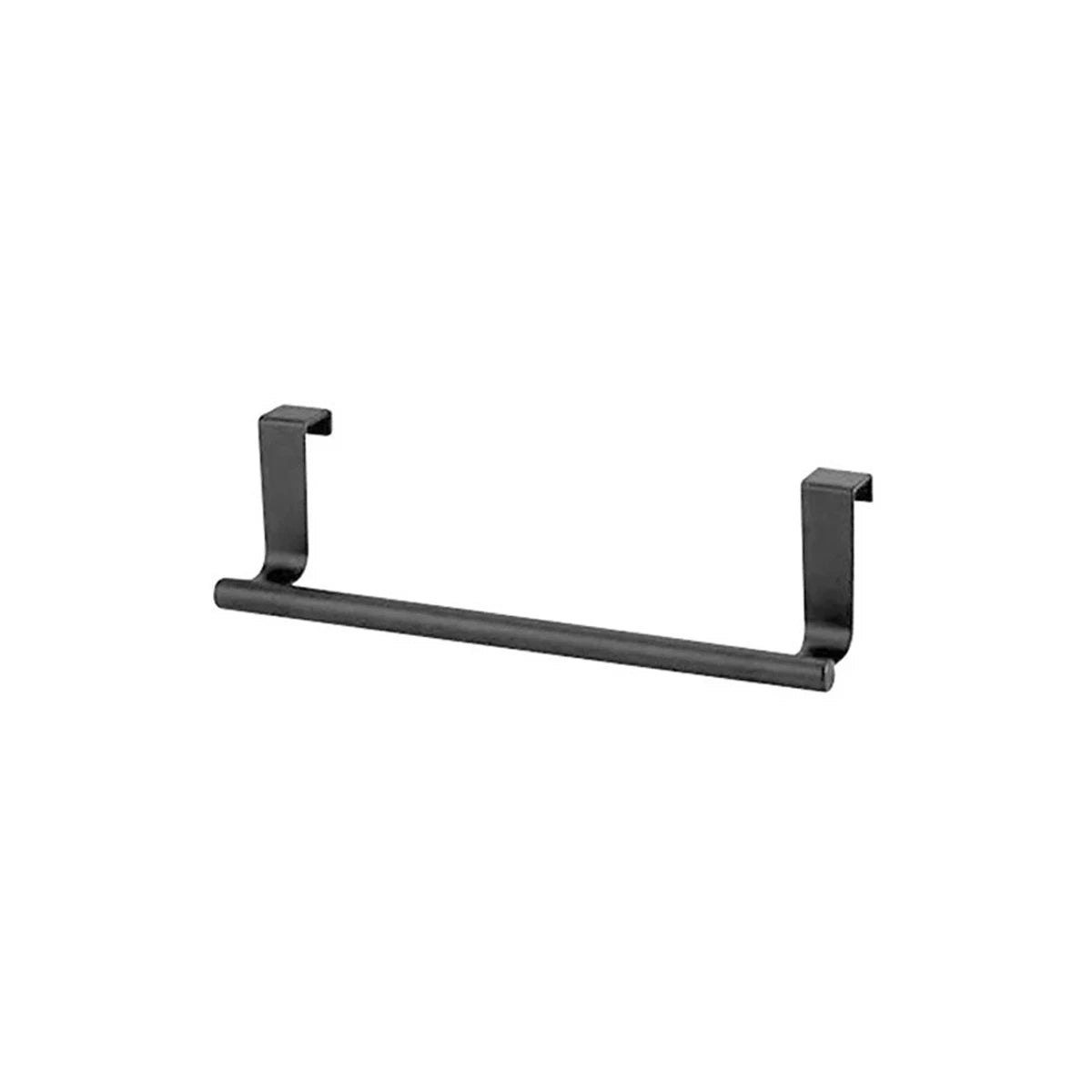 porte serviettes mural acier inoxydable noir gris moderne clips serviettes franges 23cm 36cm