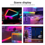 ruban led multicolore moderne controle esp32 wled app 12v 240w 30m wlan alexa