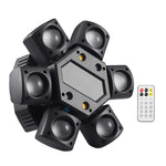 haut parleur multi directionnel noir moderne bras télécommande boîtier contrôle éclairage scène DJ disco