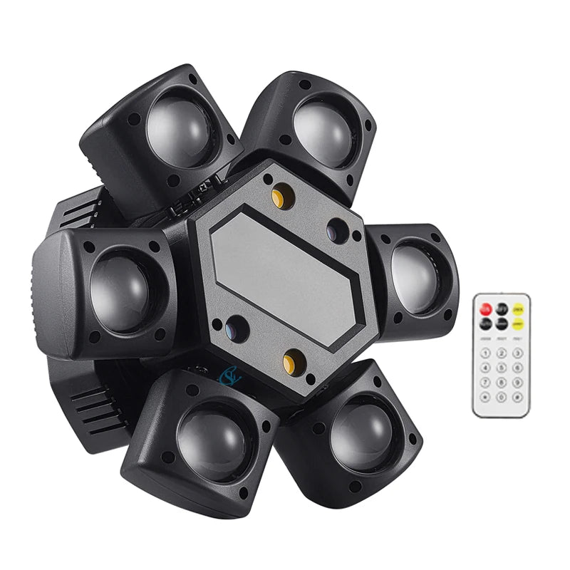 haut parleur multi directionnel noir moderne bras télécommande boîtier contrôle éclairage scène DJ disco
