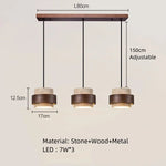 Lampes suspendues modernes lumières marron foncé texture granuleuse semi translucides chambre salon