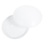 plaque protection lampe blanc moderne couverture luminaire plafonnier abat jour fixations invisibles lumière