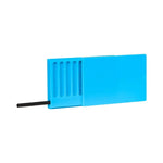 boîtes tabac modernes rose bleu vert blanc plastique opaques portables compartiments accessoires crémaillère