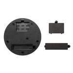 support rotatif électrique blanc noir moderne plateau tournant rechargeable bijoux adhésif câble usb