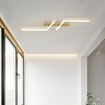 lampe moderne minimaliste noir blanc rectangulaire lisse 60cm 80cm 100cm 120cm led stepless dimming
