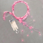 guirlande lumineuse rose saint valentin 100 led moderne décoration chambre fil cuivre