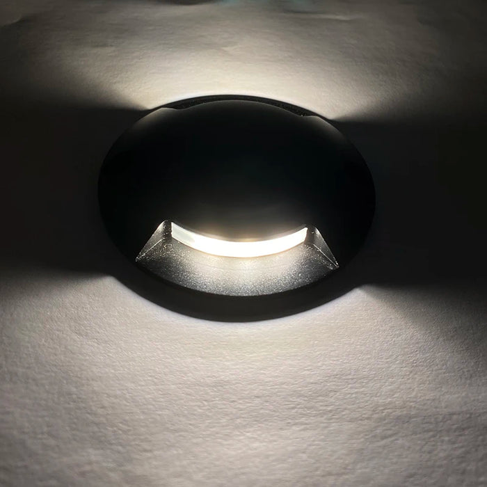 lampe sol led noire argent ip67 étanche moderne 320mm 1w 2w