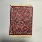 tapis souris motif fleurs persan classique caoutchouc antidérapant informatique bleu
