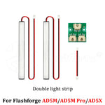 lumière led double blanc rouge aimantée moderne fonctionnelle 431.5mm 182.7mm 17.6mm