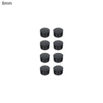 bouchons trou noirs plastique adhésifs pratiques pièces round variées dimensions