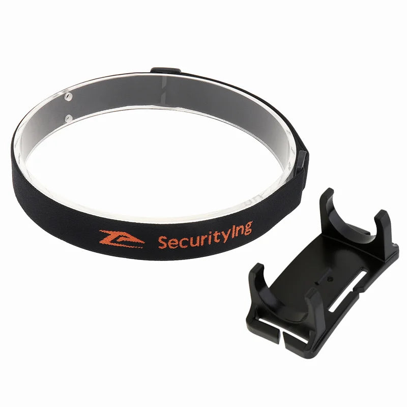 support téléphone portable noir ceinture fixante orange moderne braket strip