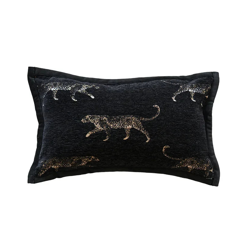 coussin deco gris noir blanc motif floral texture tissée contemporain adhésif maison voiture commercial