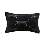 coussin deco gris noir blanc motif floral texture tissée contemporain adhésif maison voiture commercial