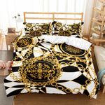 Housse de couette et taies d'oreiller bohème