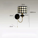 lampe suspendue moderne points blancs fond noir chaîne suspension salon manger led designintérieur