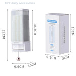 distributeur tampons coton blanc moderne minimaliste adhésif boîte rangement étiquette dimension