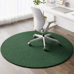 tapis rond moderne texture tissée salon chambre antiderrapant décor intérieur maison polyvalent vert