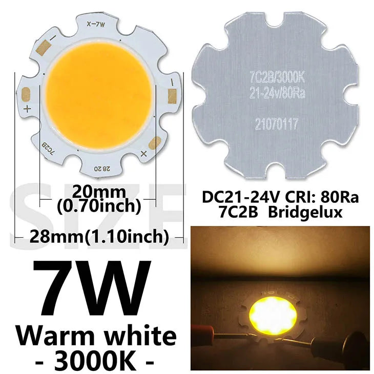 plaque led moderne 28mm 20mm cold white warm white natural white 3w 5w 7w