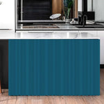housse meuble cuisine vert clair rose gris bleu foncé turquoise ondulé moderne industrielle