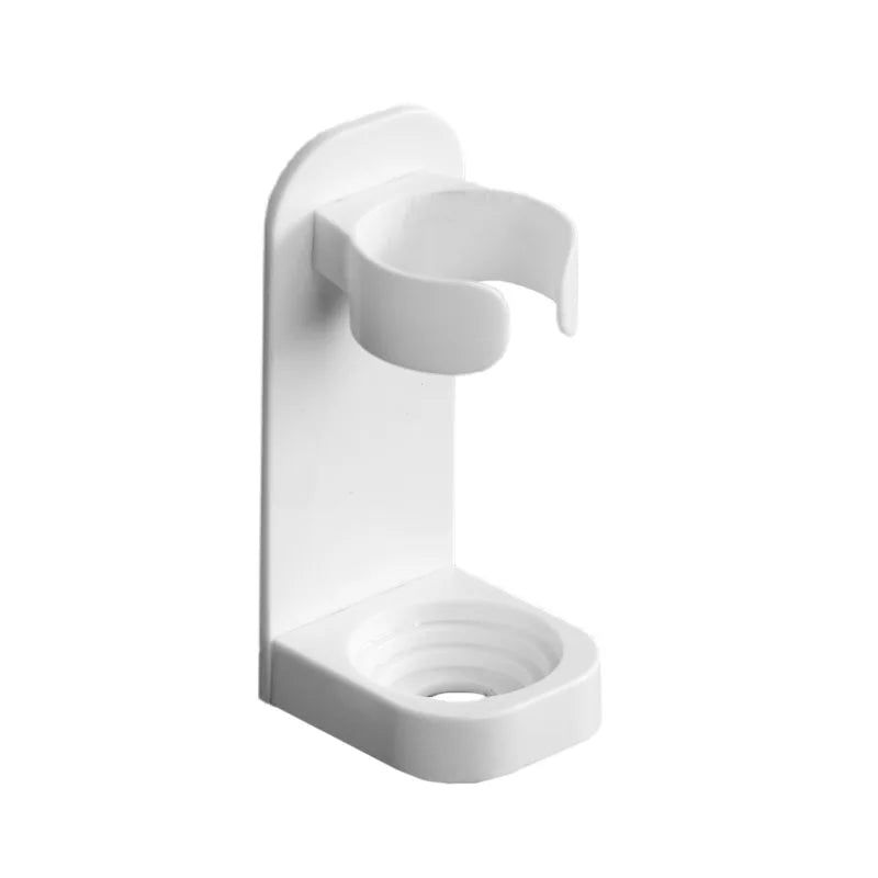 support mural brosse dents électrique adhésif blanc rose noir moderne minimaliste 24 35mm
