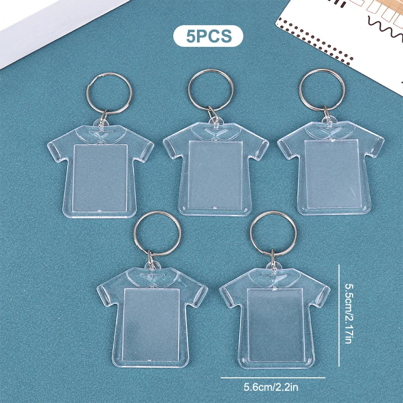 porte clés transparent moderne imprimé ❤️ You étoile super dad anneau métallique
