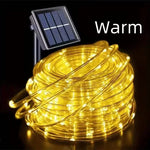 guirlande lumineuse solaire vert moderne 100 led 12m clignotante extérieure