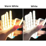 ruban led flexible blanc jaune adhésif 320 led couche 5v batterie pirose moderne chambre