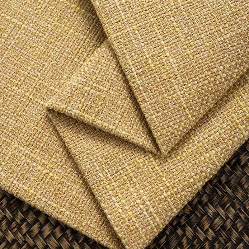tissu canapé lin polyester résistant bricolage couture sofa pillowcase tablecloth moderne rustique gris beige