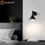 lampe murale moderne minimaliste argentée noire led mur fixée contemporain
