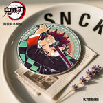 coasters céramique démon slayer multicolores illustrations personnages opaques art illustratif