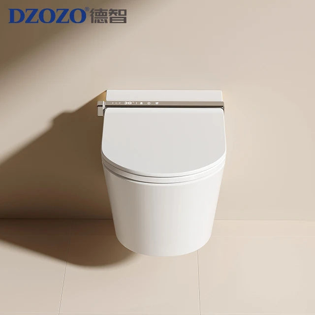 WC suspendu installation murale salle de bain moderne