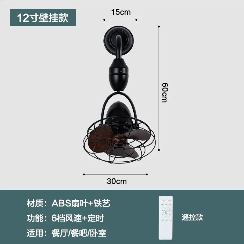 ventilateur suspendu moderne noir bois naturel minimaliste salon cuisine
