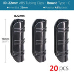 clips membrane mince plastique noir texturé moderne clips cadre serre film voile fixe