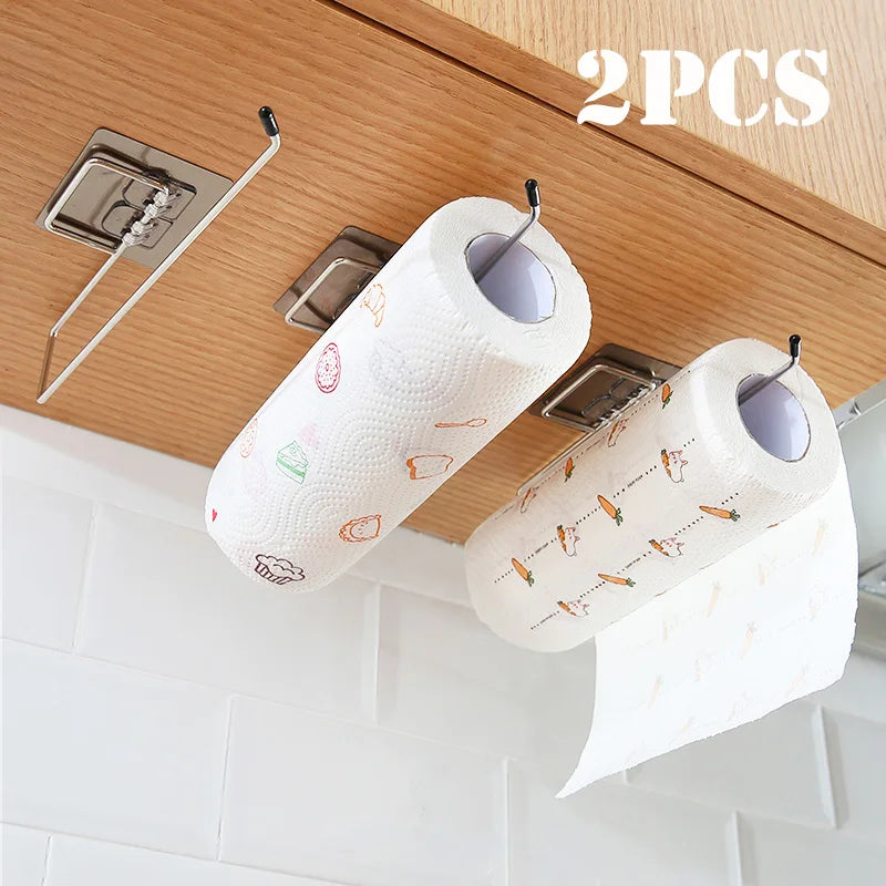 porte serviettes moderne adhésif imprimé fruits blanc respectueux environnement utilisation multiple suspension salle bain