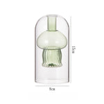 diffuseur huiles essentielles moderne forme champignon transparent vert marron rose bleu