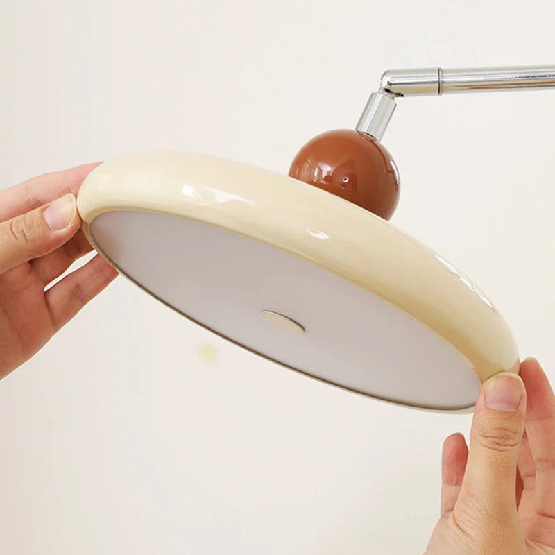 lampe murale led moderne rétractable rotative fer blanc chambre cuisine salle bain