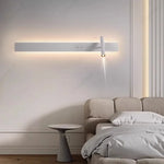 lampe murale moderne applique chambre étude entrée éclairage led noir blanc fixée minimaliste atmosphère