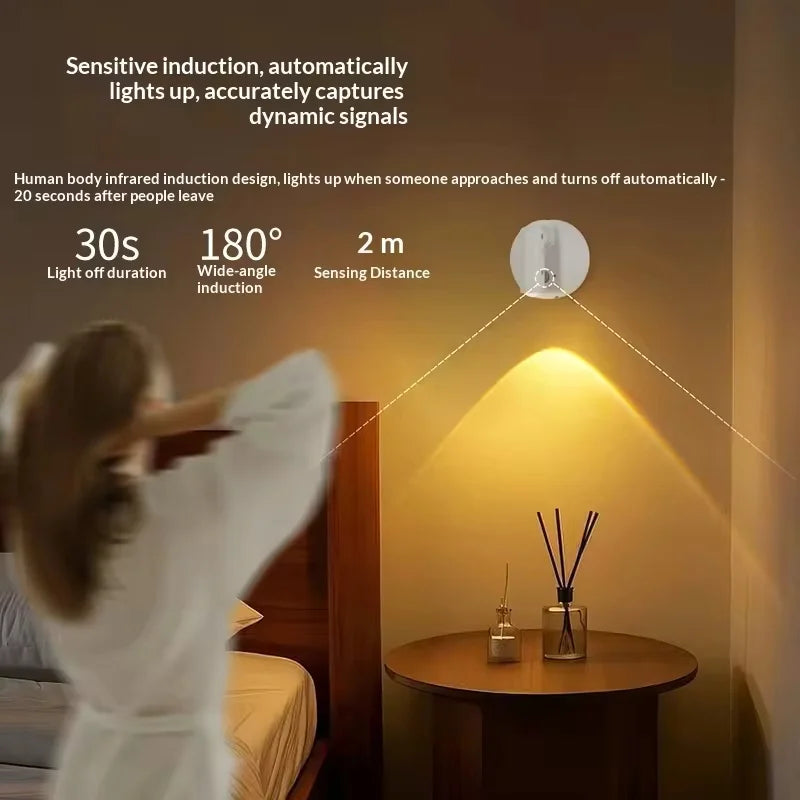 Spot lumineux led noir blanc rechargeable usb adhésif tactile couleur infrarouge moderne minimaliste