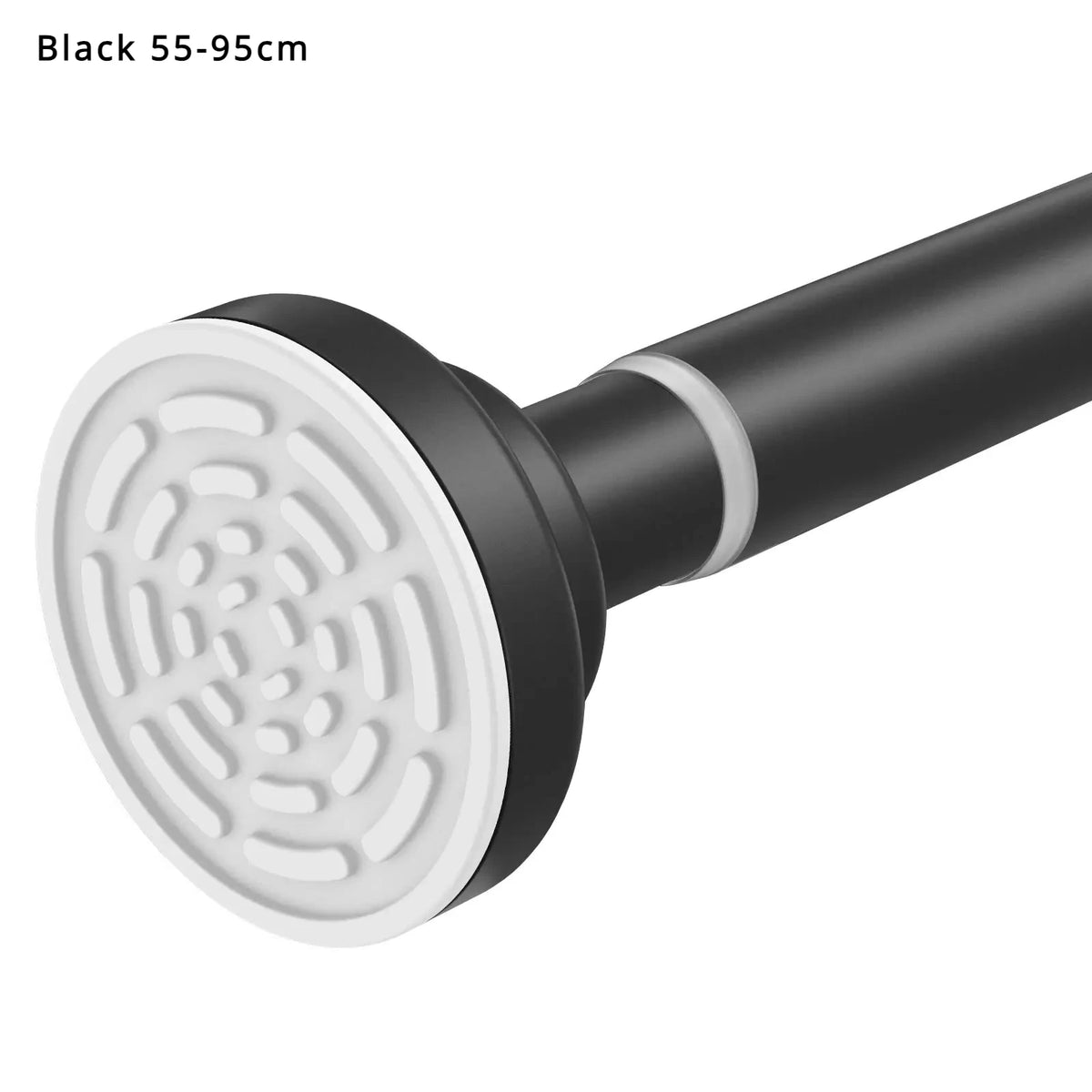 tige rideau noir tige rideau blanc acier inoxydable respectueux environnement moderne sans perçage fixations