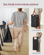 Détail des sacs amovibles en tissu Oxford