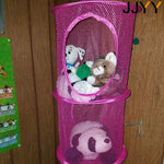 sac rangement pliable jaune violet rose vert bleu maille moderne oiseau peluche livre panda
