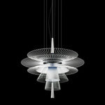 suspension lumineuse moderne dorée cercles concentriques opaque chaîne câble électrique 60 249 lumens 90
