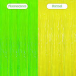 rideau pluie vert fluo moderne rayures horizontales adhésif double face anniversaire mariage festif