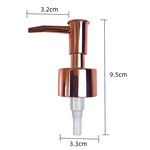 pompe liquide moderne doré argenté noir marbrée opaque tuyau flexible