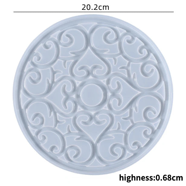 moule silicone floral mandala deco gâteau art deco symétrique cuisine